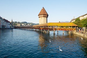 Sehenswürdigkeiten Kappelbrücke Luzern Motel Brüggli