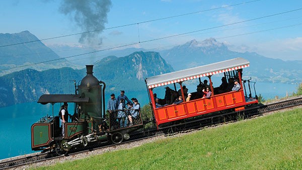 Motel Brüggli Dampflokomotive Rigi